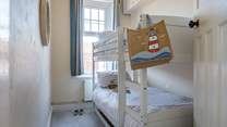 Kids and adults can enjoy the bunk room.