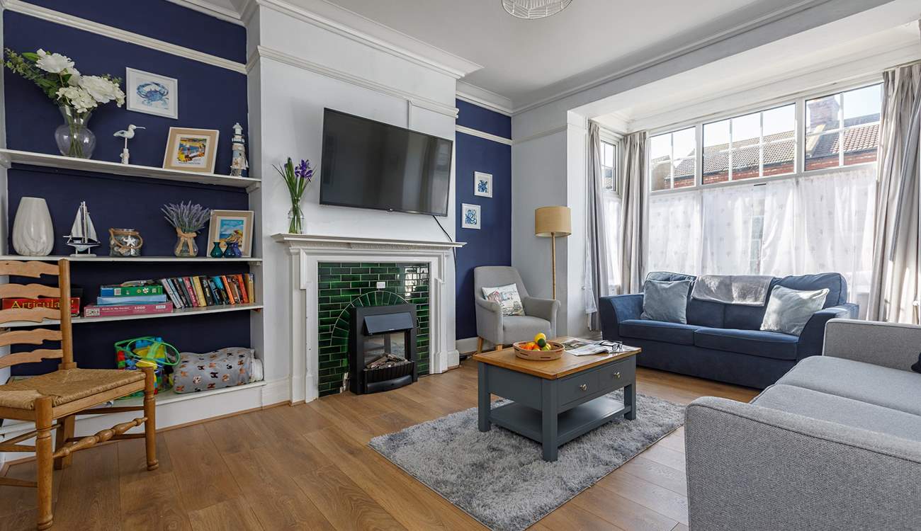 A welcoming sitting-room awaits you at Mr Brightside.