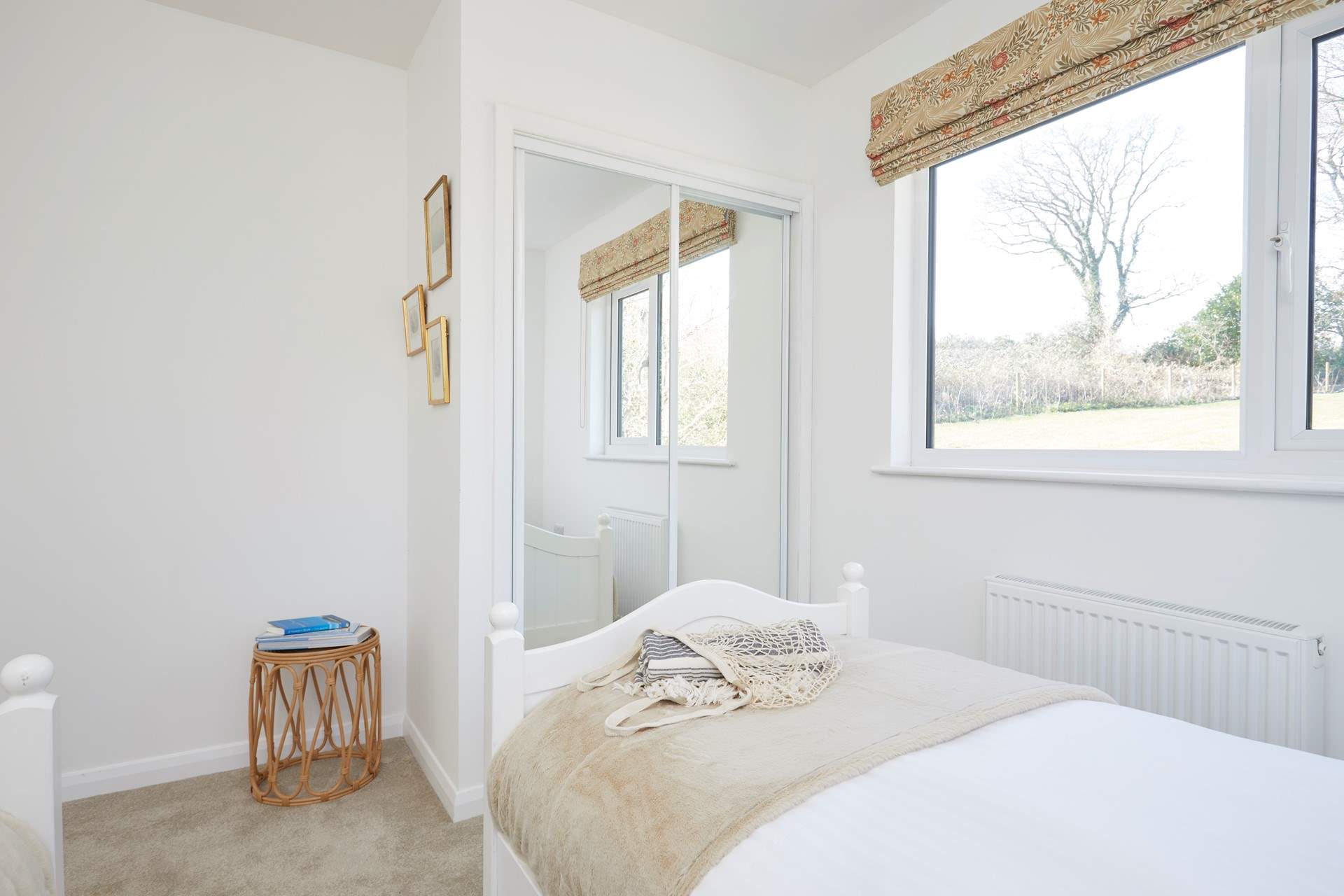 Bathed in natural light and with a tranquil outlook, this is a calming space to retreat to.