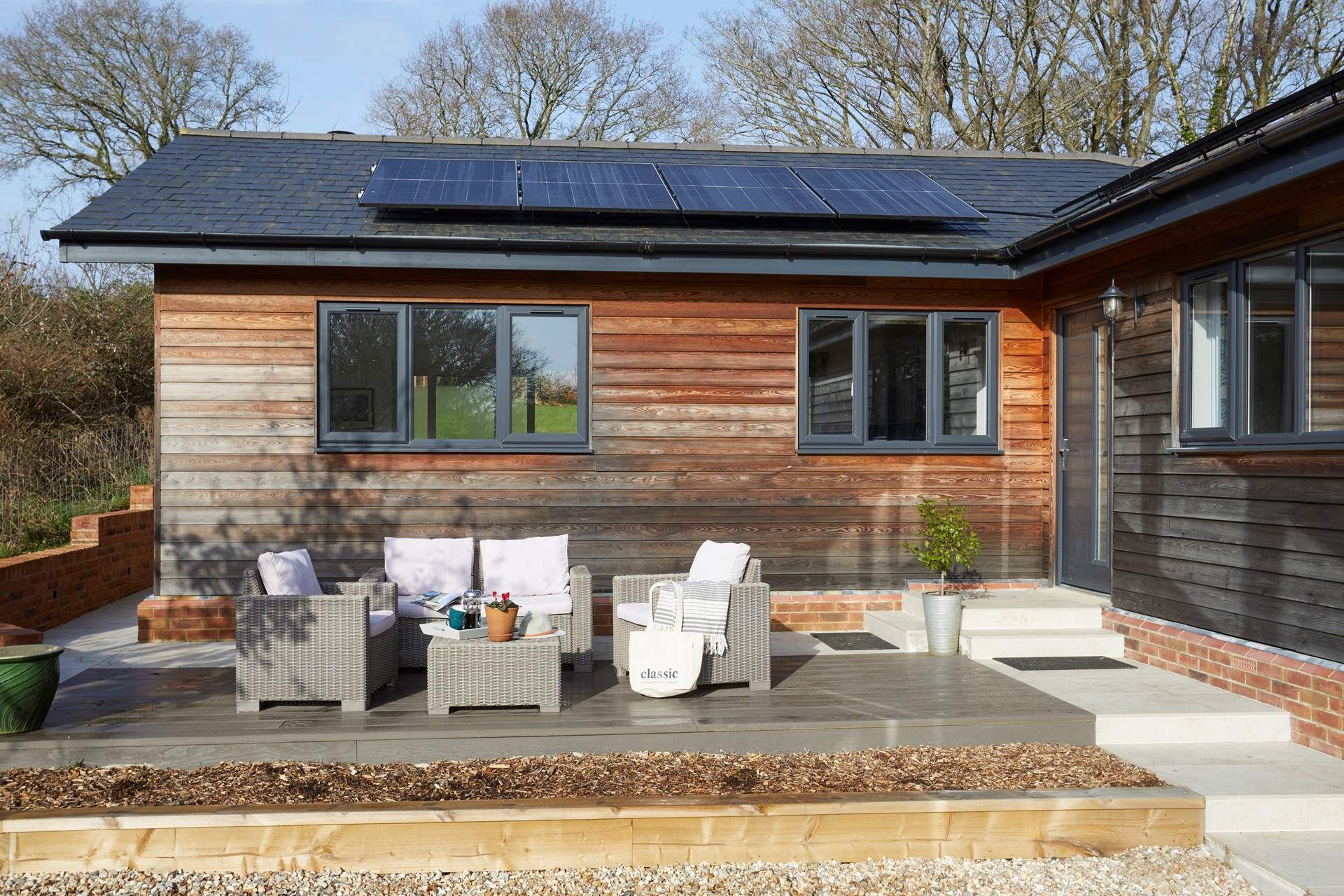 With comfortable seating to the front and rear of the property, you can sit back and enjoy the island sunshine at anytime of the day or evening.