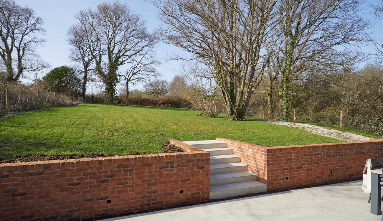 There is plenty of outside space for everyone, with a lovely patio area and large garden.