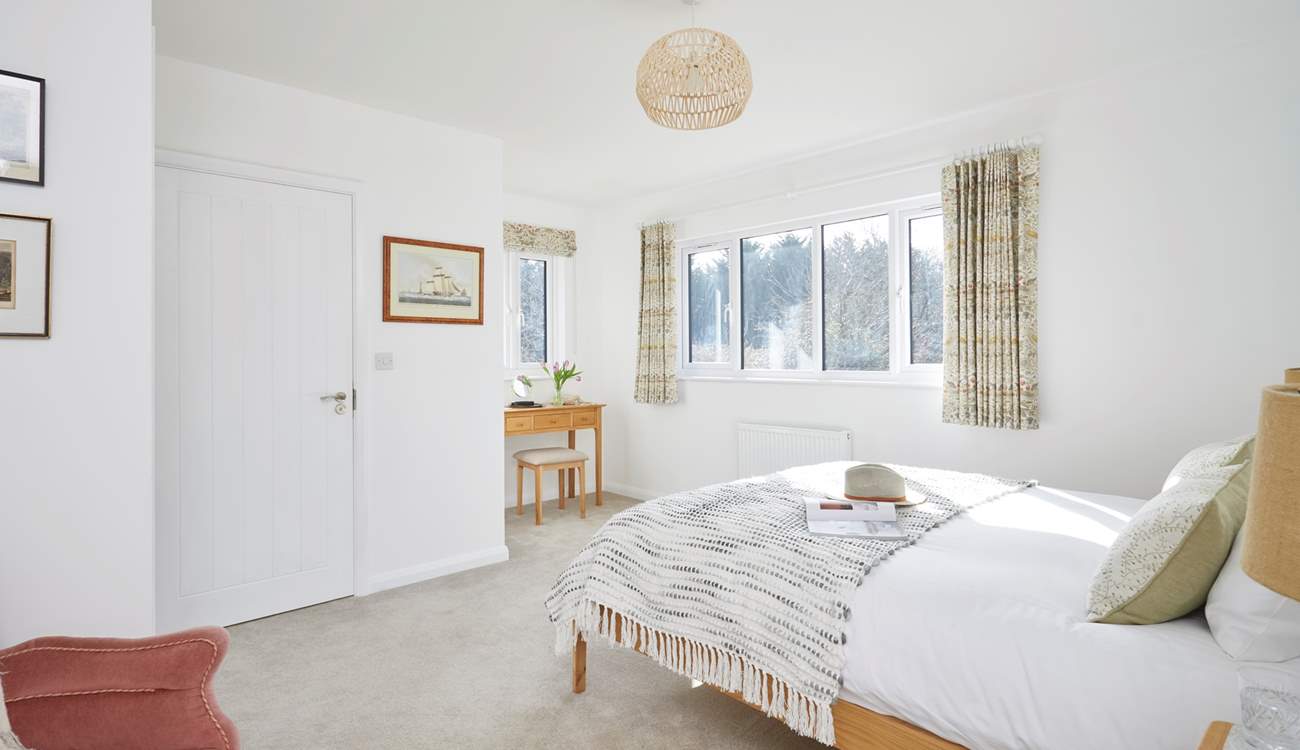 Bedroom 3, with king-size bed, offers plenty of space for all your holiday needs.