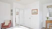 All three bedrooms offer guests great storage, light and bright rooms and comfortable beds.