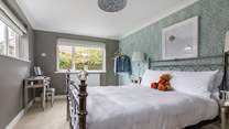 The bedrooms are on the ground floor.