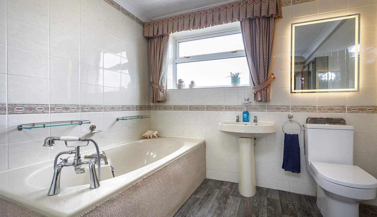The family bathroom.