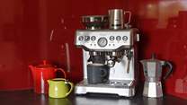 The coffee station.