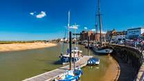 Explore the picturesque harbour town of Wells-next-the-Sea.