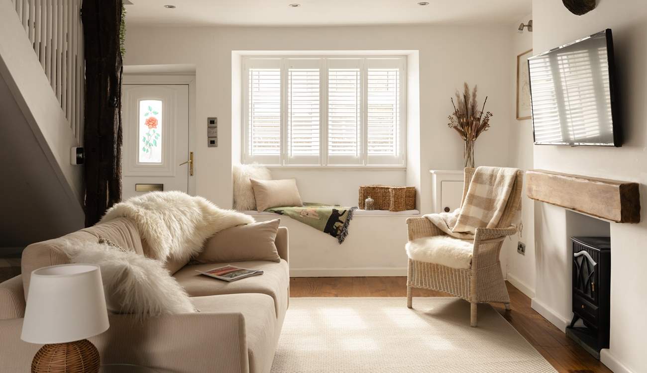 The delightfully calm and serene sitting-area. 