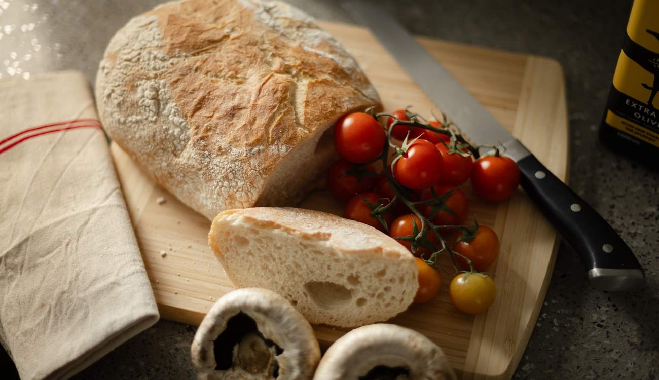 Try some artisan bread and local tomatoes. 