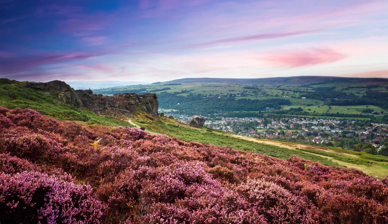 The beautiful Ilkley Moor is nearby, don't forget your hat!!