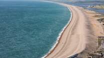 Forming part of the Jurassic Coast World Heritage Site, the 18 miles of Chesil Beach are a sight to see.