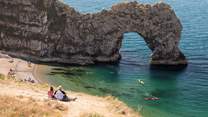 The world famous Durdle Door is less than an hour along the coast.