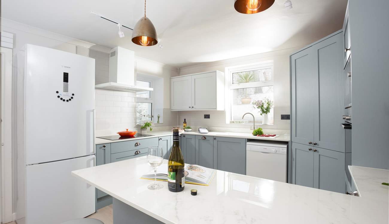 A newly appointed kitchen finished to an exceptional standard.