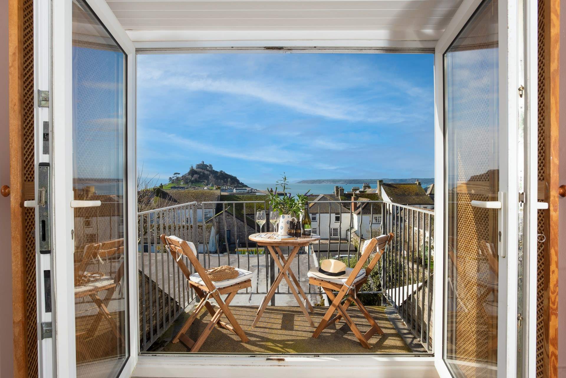 Your very own terrace with a coastal outlook.