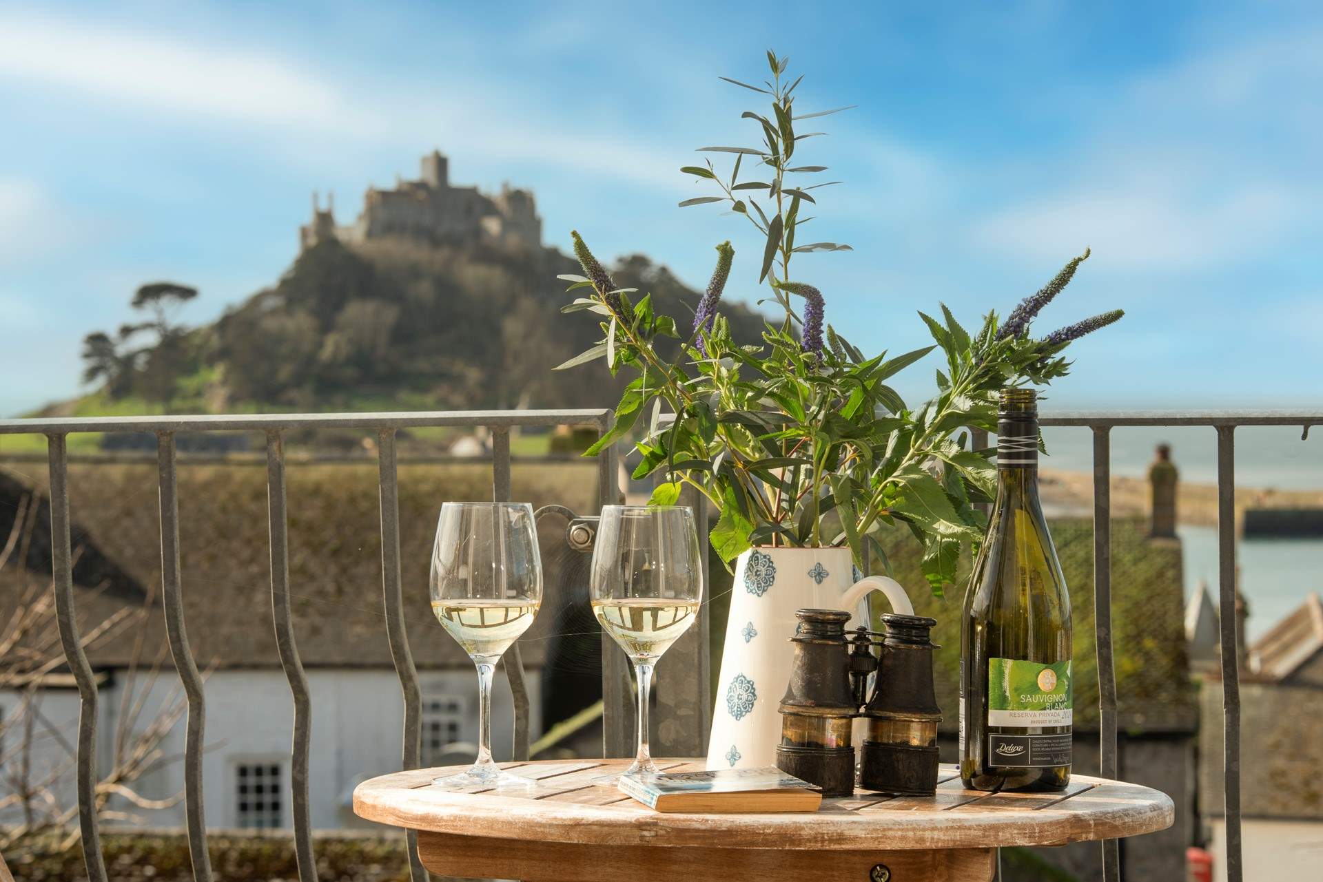 Enjoy a glass of wine with this view.