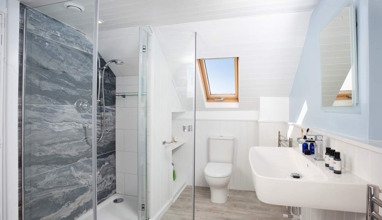 Enjoy the best of both, a free-standing bath and a separate shower.