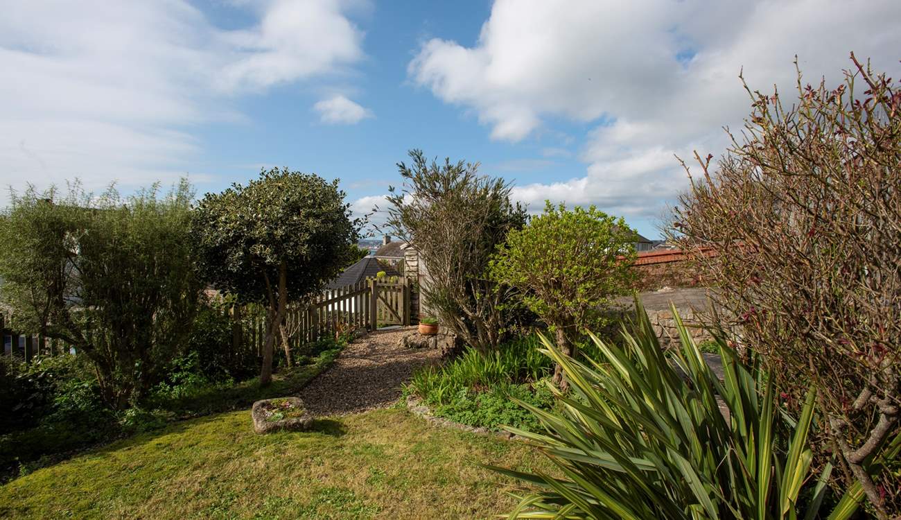 A sweet garden area.