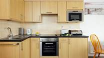 All you need for some tasty holiday cooking or stroll to a choice of good eateries. 