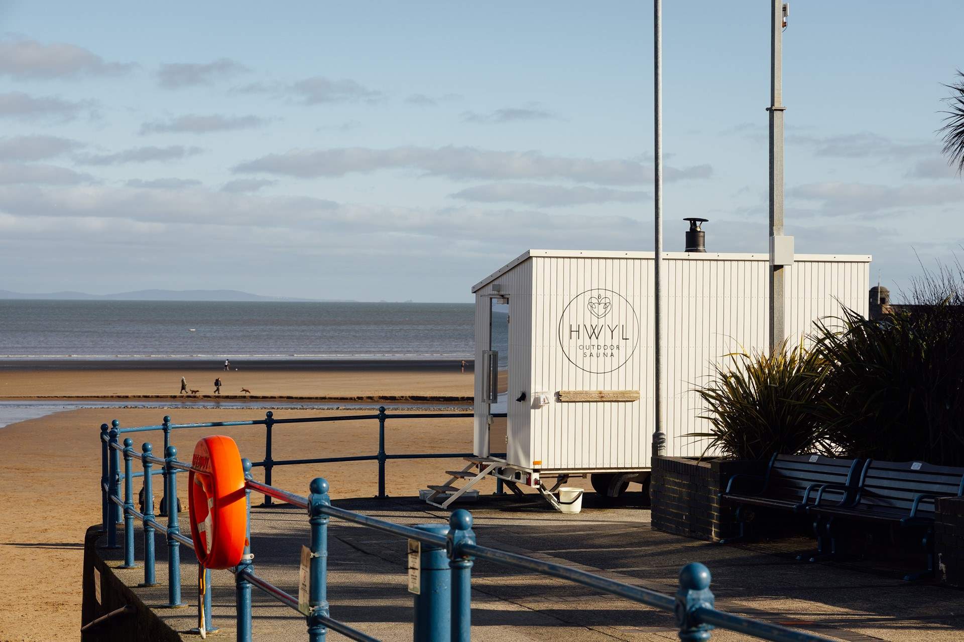 Enjoy safe bathing at Saundersfoot. 