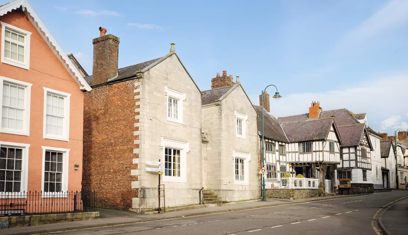 Imposing 12, Castle Street is located next to the oldest house is Wales, which is now a museum. 