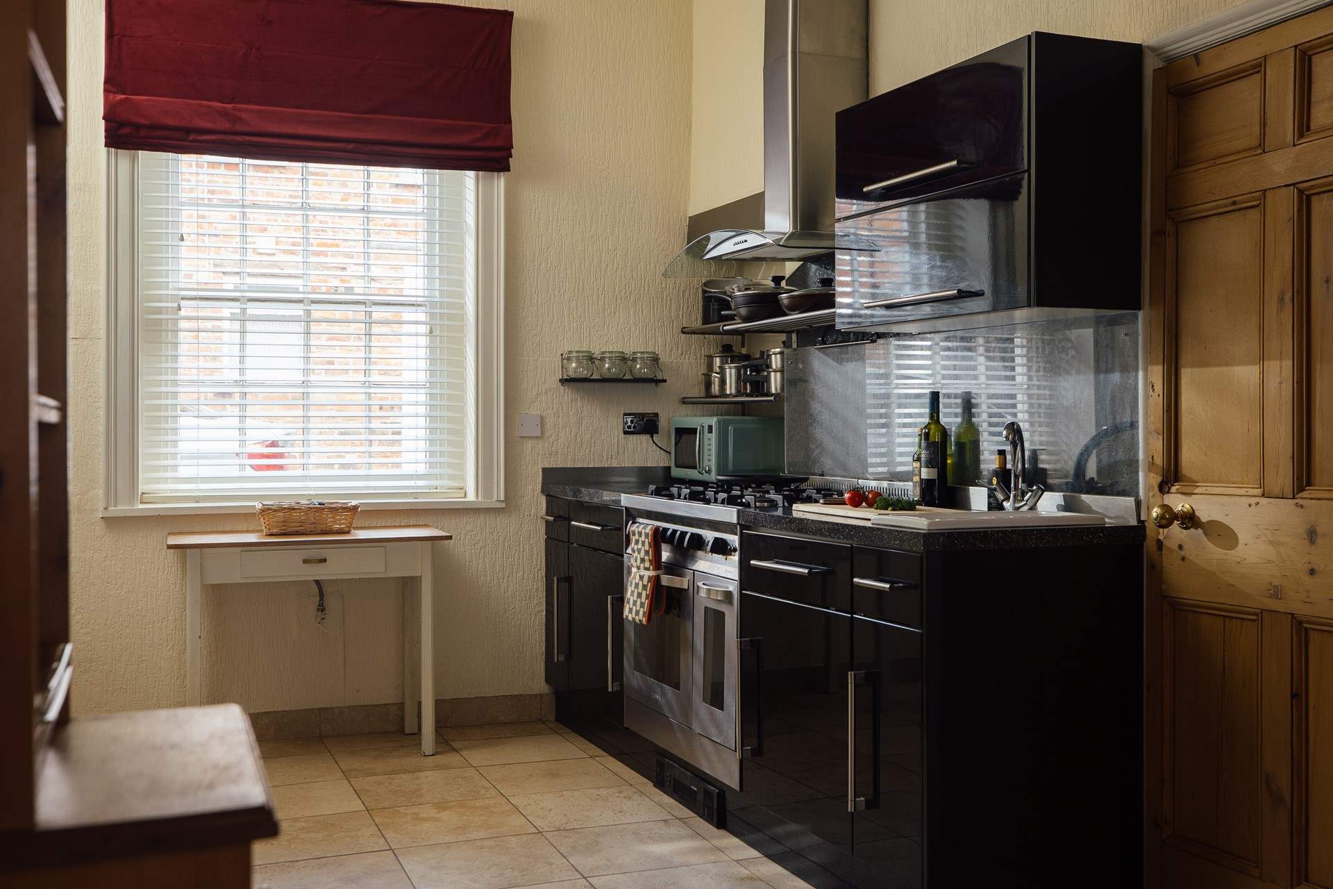 All the chef needs for some gourmet cooking. 