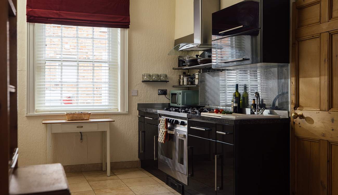 All the chef needs for some gourmet cooking. 