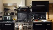 Cook a feast for everyone and serve on the large dining-room table. 