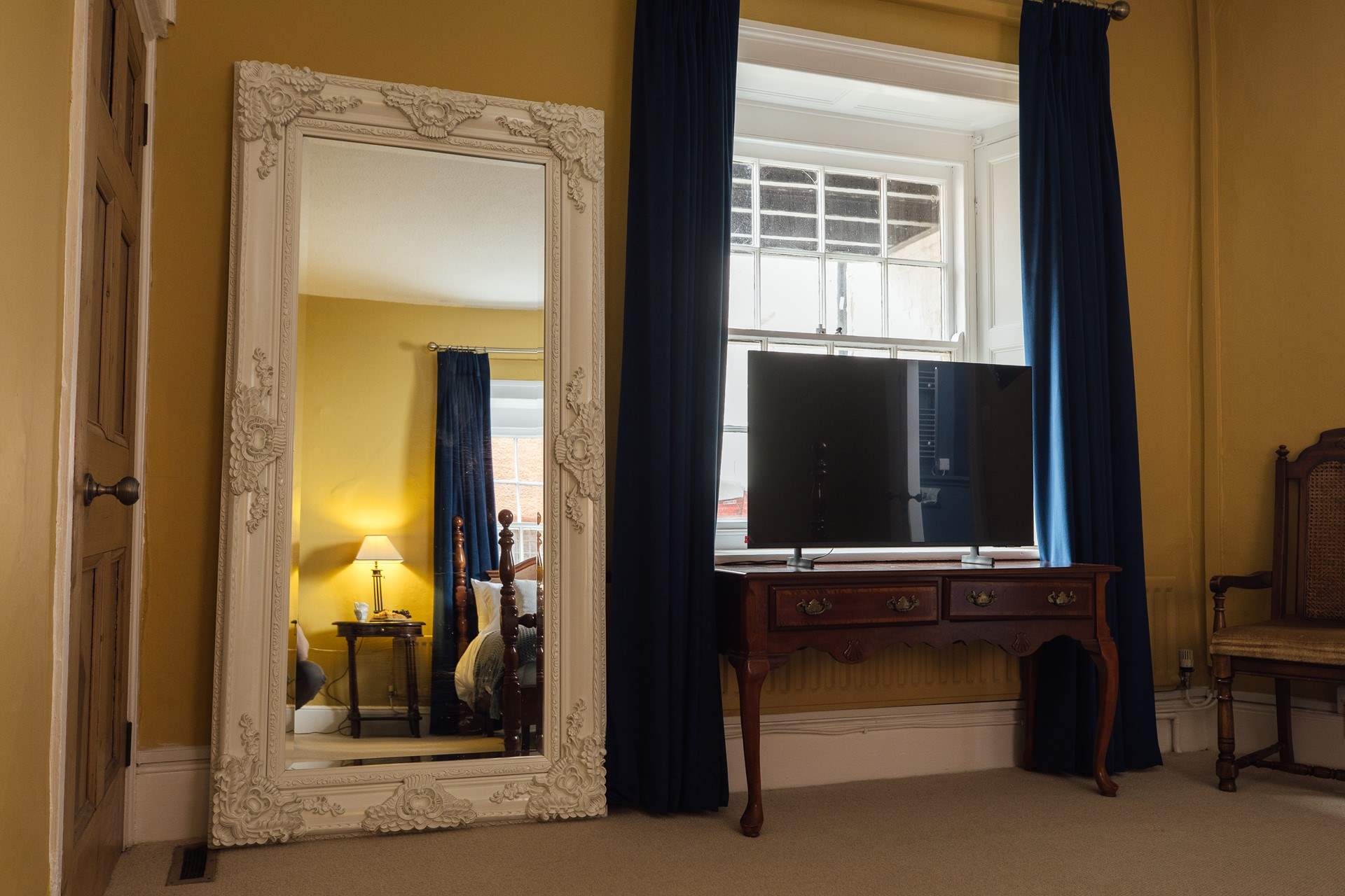 All bedrooms have a television. 