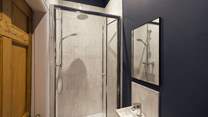 Start the day with a refreshing shower. 