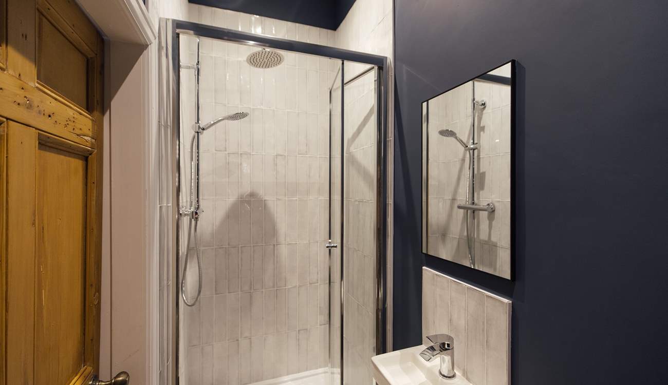 Start the day with a refreshing shower. 