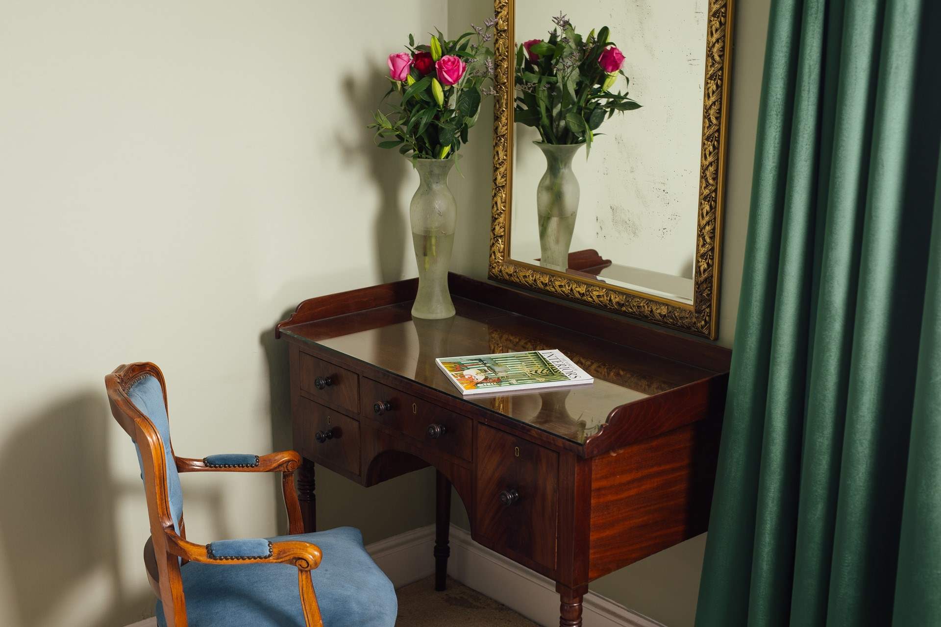 Time to browse through a magazine. 