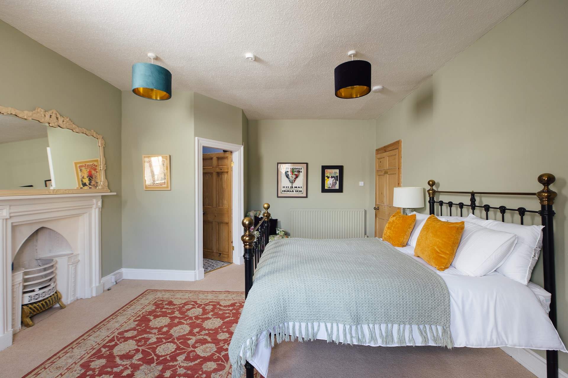 Spacious, opulent rooms. 