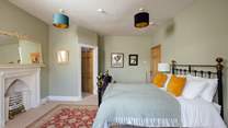 Spacious, opulent rooms. 