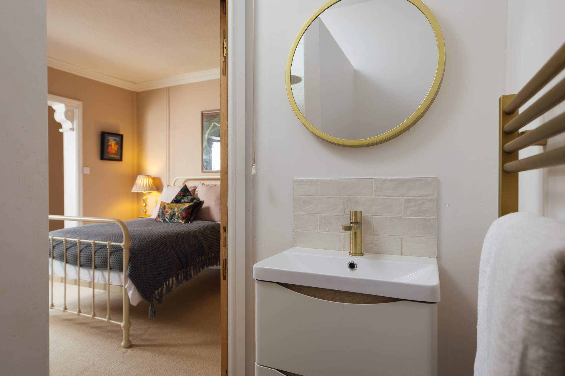 The beautiful bedrooms offer an oasis of calm. 