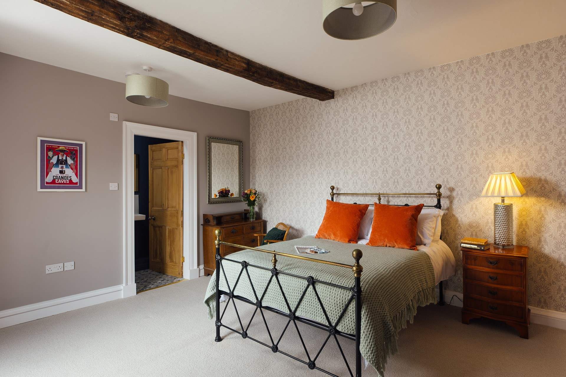 When the sun goes down, a peaceful sleep is promised. 