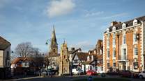 St Peter's Square in picturesque Ruthin.