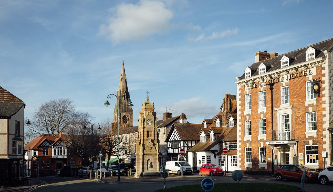St Peter's Square in picturesque Ruthin.