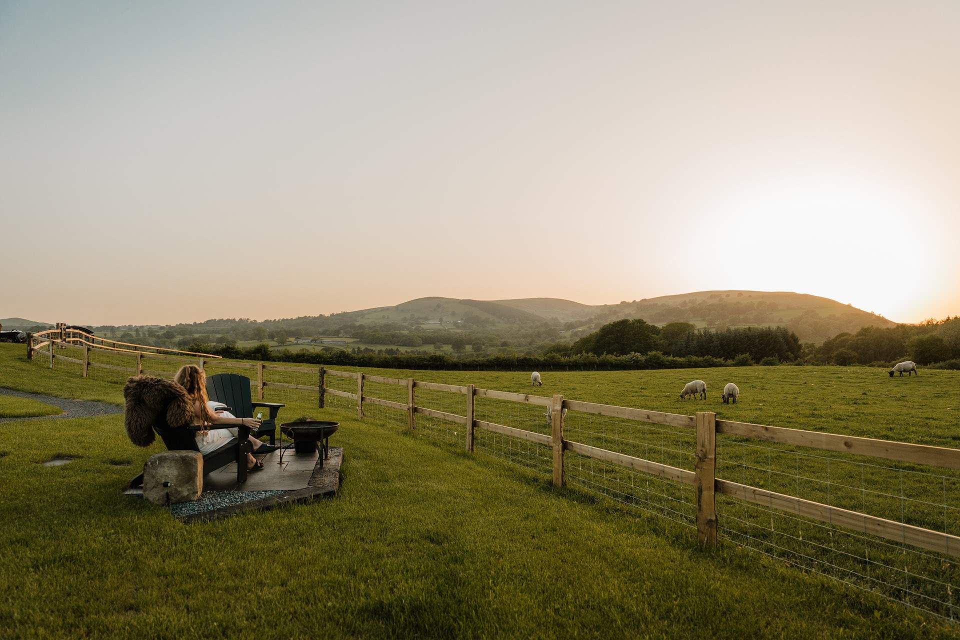 Light the fire pit for those perfect alfresco moments.