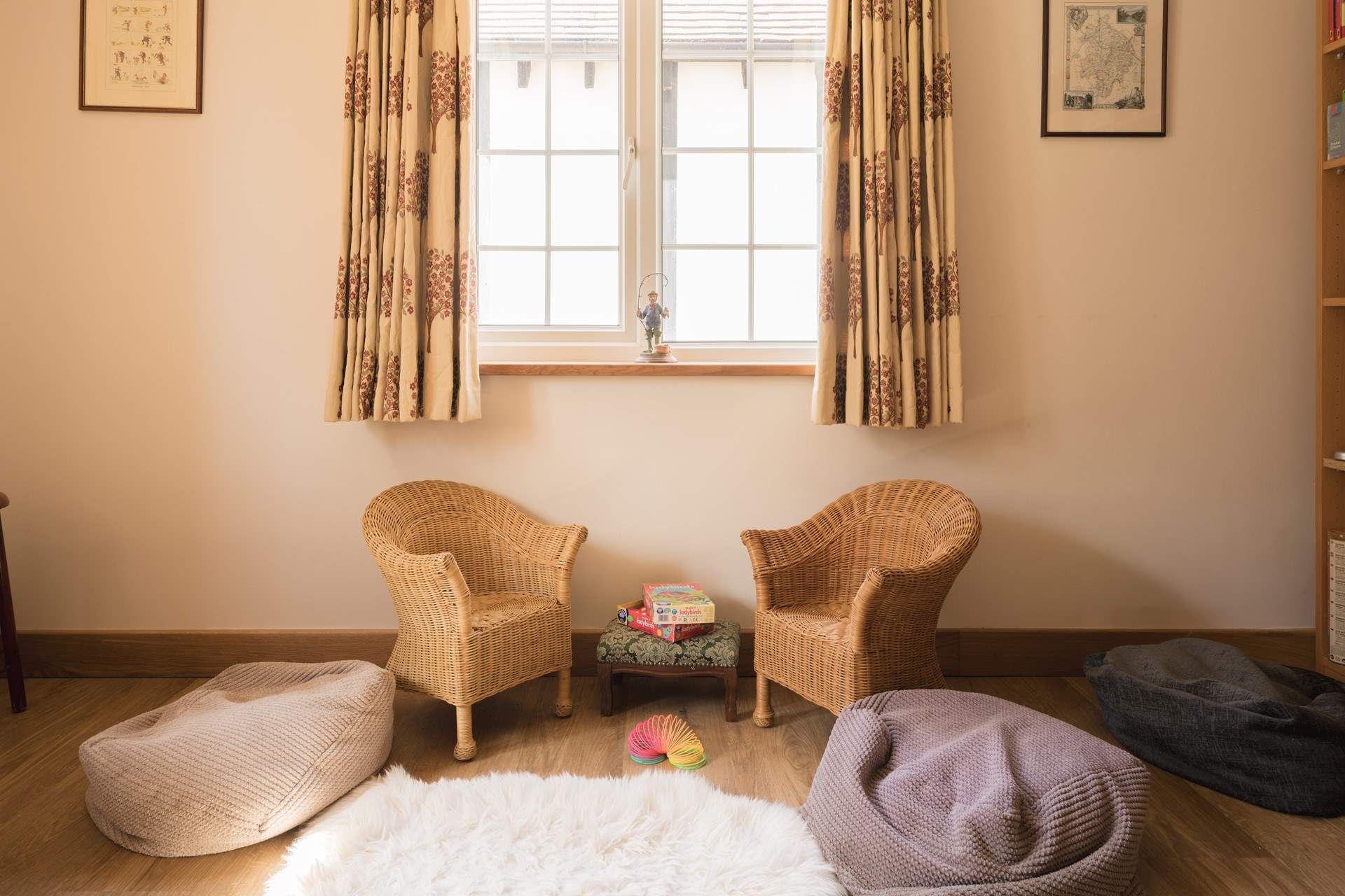 Let the kids have their own room to make use of the many games provided.