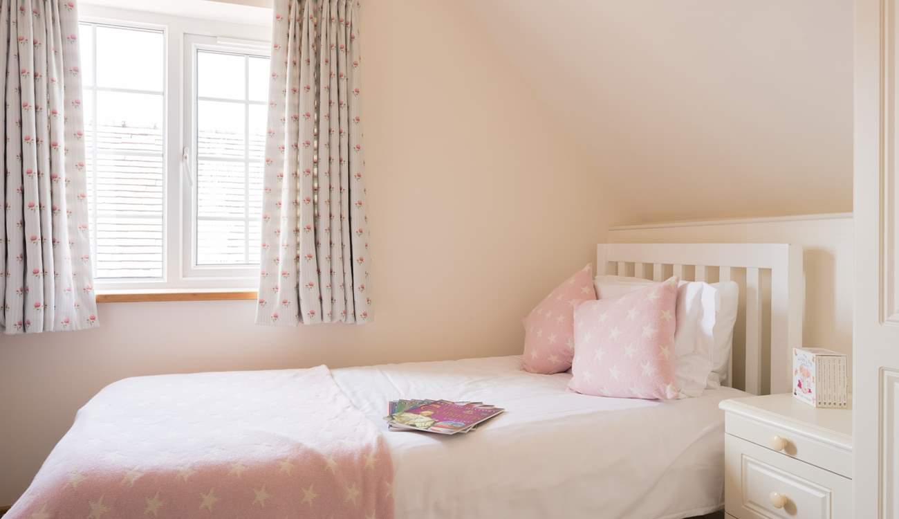 The single bedroom is great for a little bit of me time.