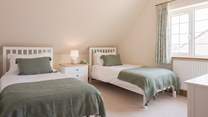 This bedroom is great for kids.