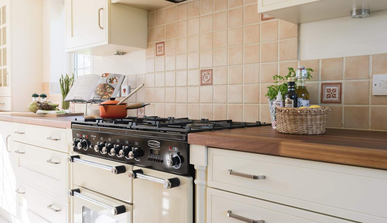 The range cooker is great for those family get togethers.