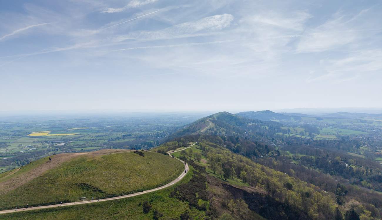 Walk one of the many trails along the Malvern Hills.
