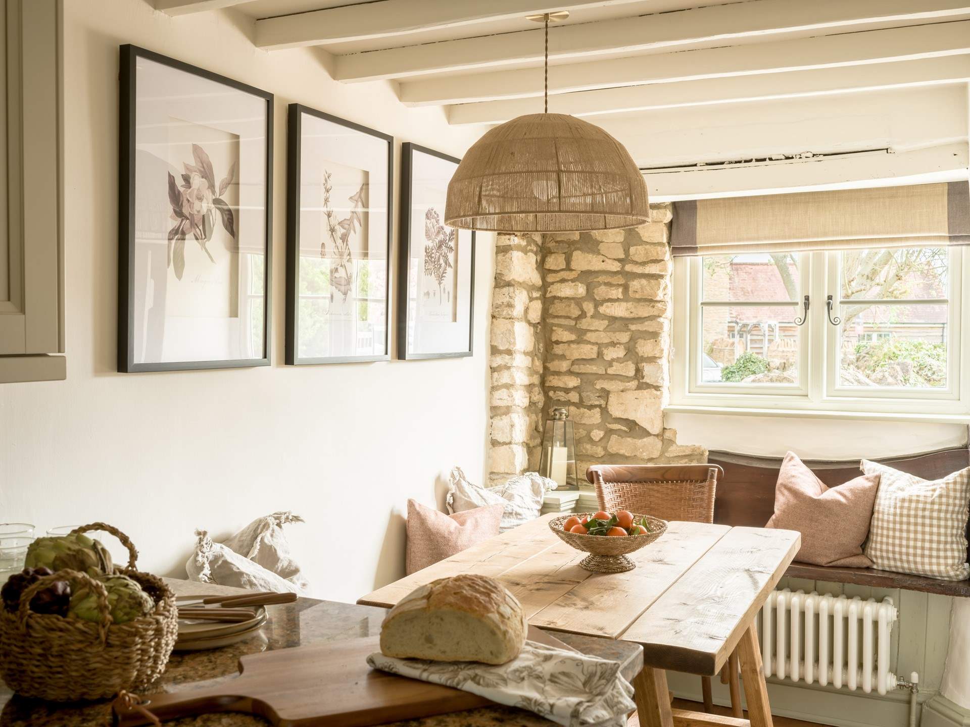 Cosy around the dining-table for some artisan local produce. 