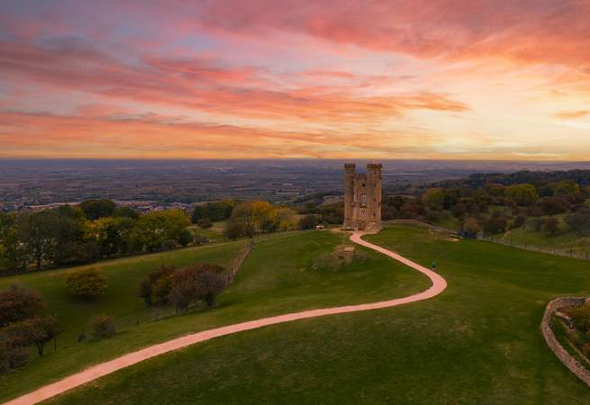 Visit Broadway and its famous tower, the highest point in the Cotswolds.