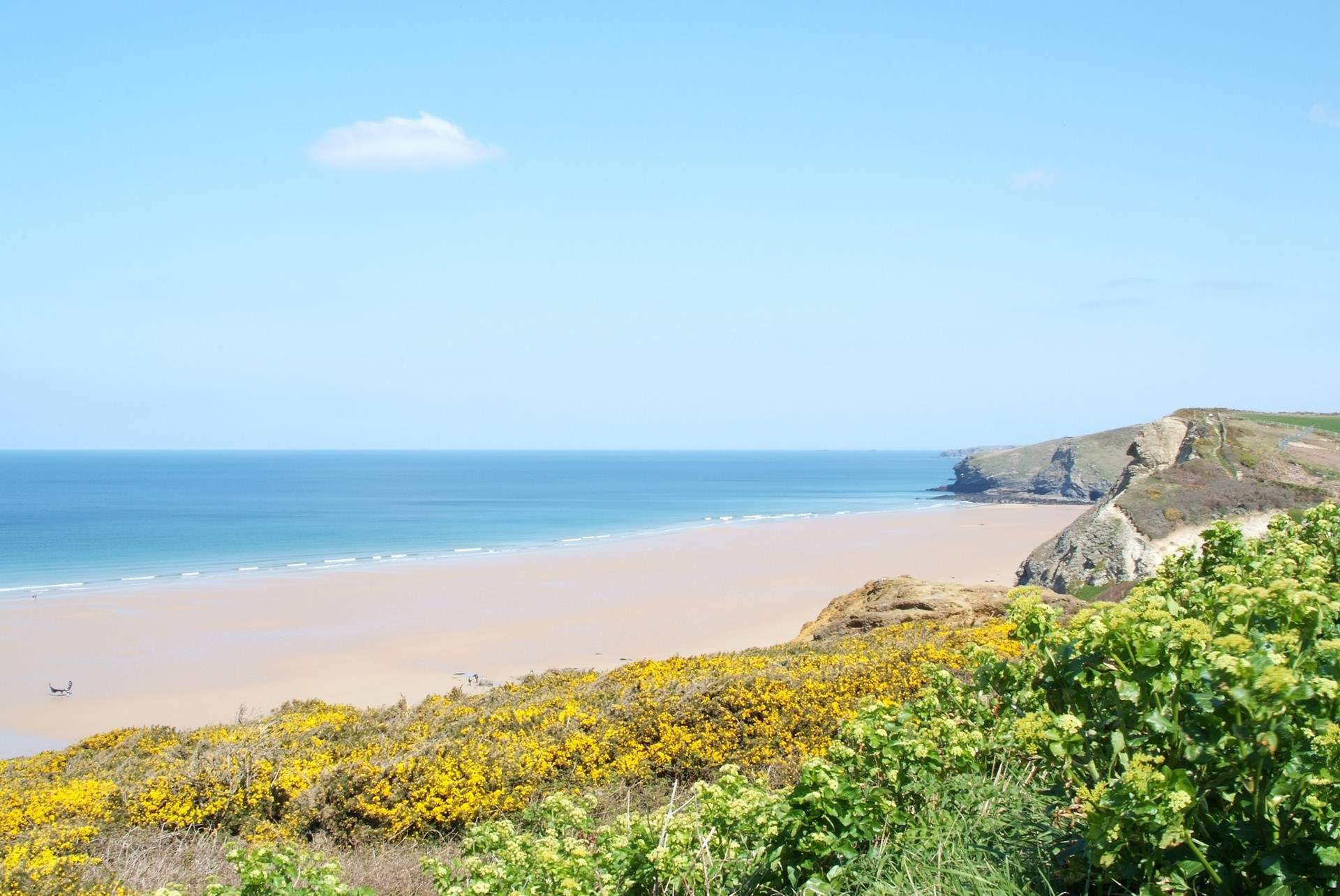 Watergate Bay is another beautiful beach within easy reach. 