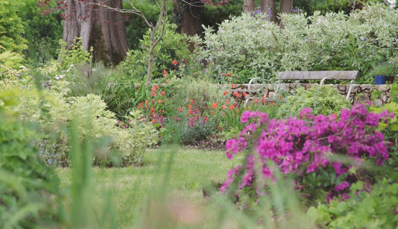 The gardens are stunning when in bloom.