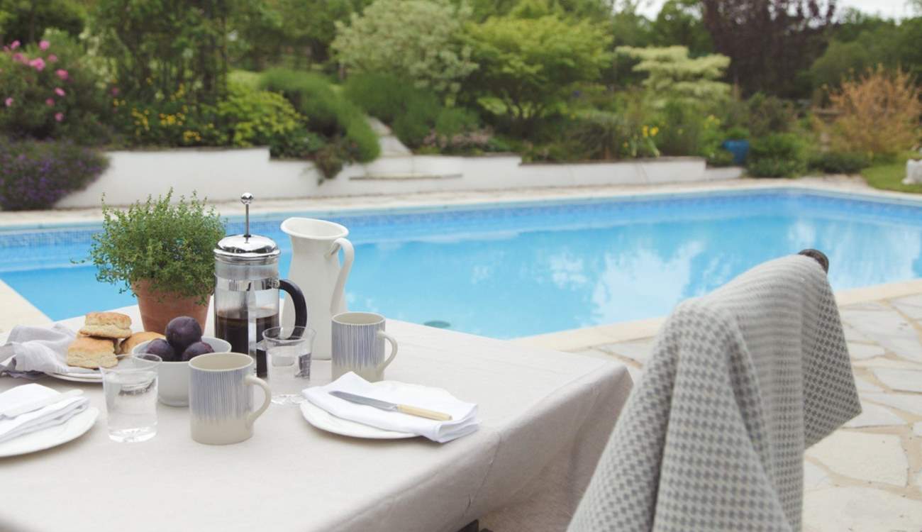 The perfect spot to enjoy a cream tea or your morning coffee.