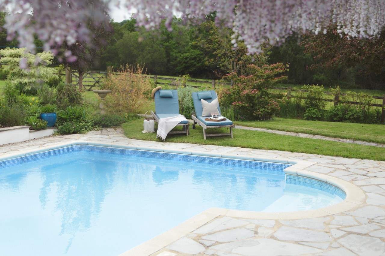 Enjoy lazy days in the sun on a sun-lounger.