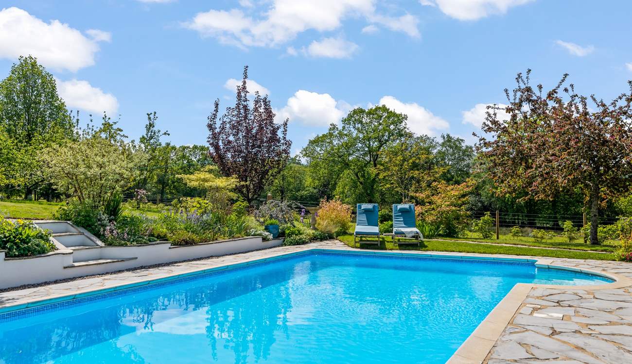 Time to kick back and relax in your gorgeous surroundings.